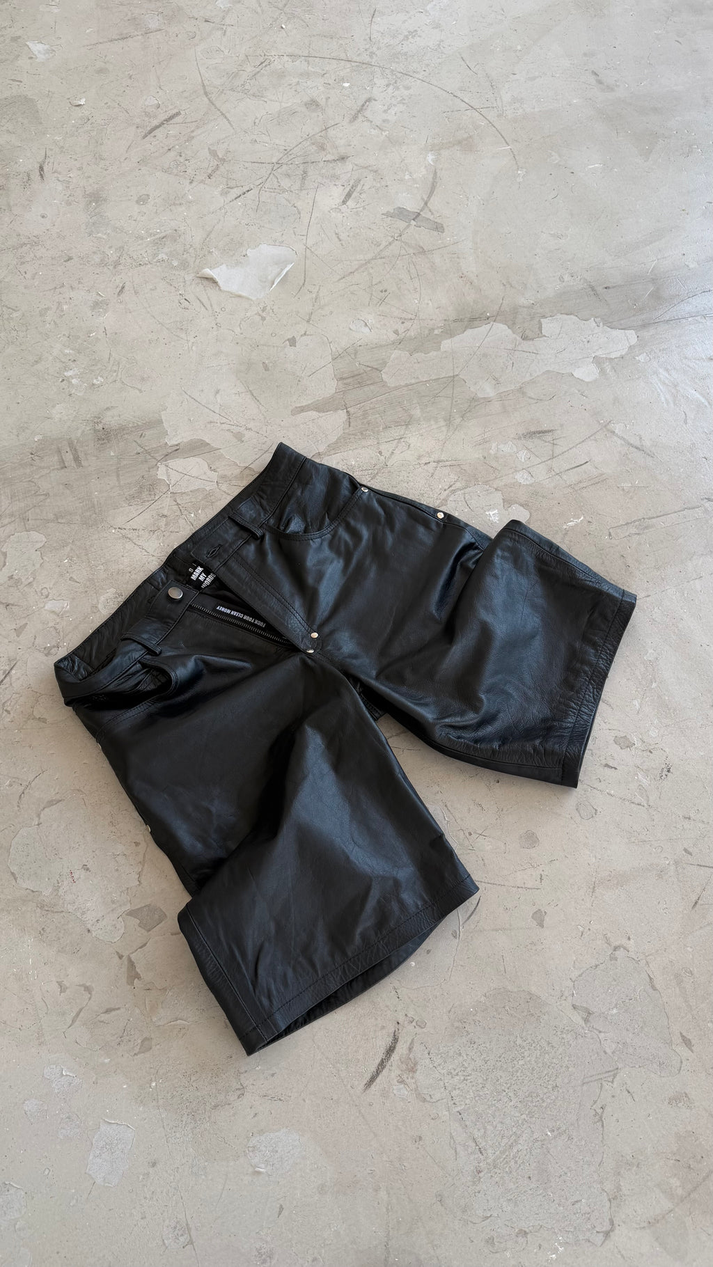 PRERICH Leather Shorts